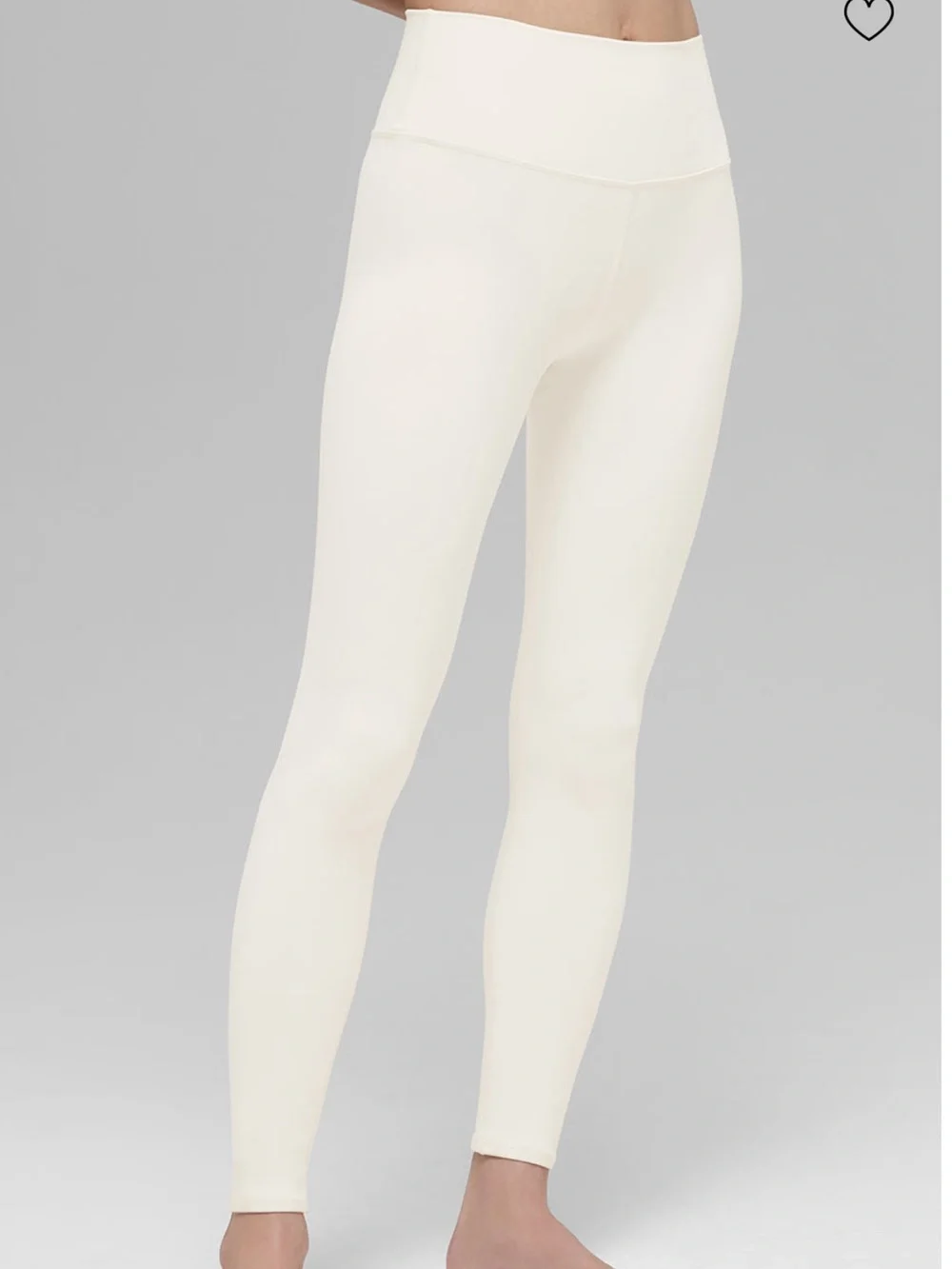 ALO Yoga High-Waist Airbrush Leggings Ivory